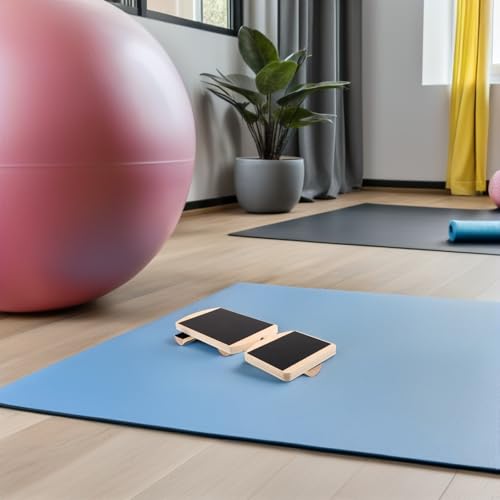 Tabla de equilibrio de madera Kichvoe para mantenerte en forma en casa y el gimnasio 6