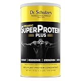 Dr. Schulze's SuperProtein Plus - Plant-Based Protein Powder - Active Lifestyle Supplement - Supports Muscle Health - Drink Mix - Gluten-Free & Vegan - 19 oz (20 Servings)