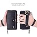 Petocase Compatible Galaxy S10 Plus Wallet Case, Multi-Functional PU Leather Zip Wristlets Clutch Detachable Magnetic 13 Card Slots 4 Cash Purse Protection Back Cover for Samsung Galaxy S10 Plus Black