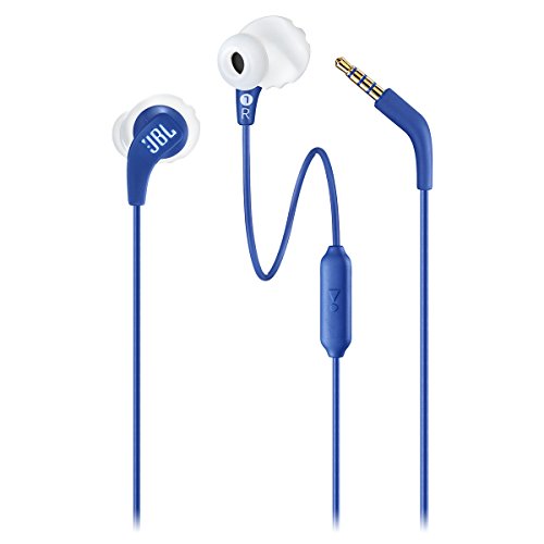JBL Endurance RUN - Wired Sport In-Ear Headphones - Blue