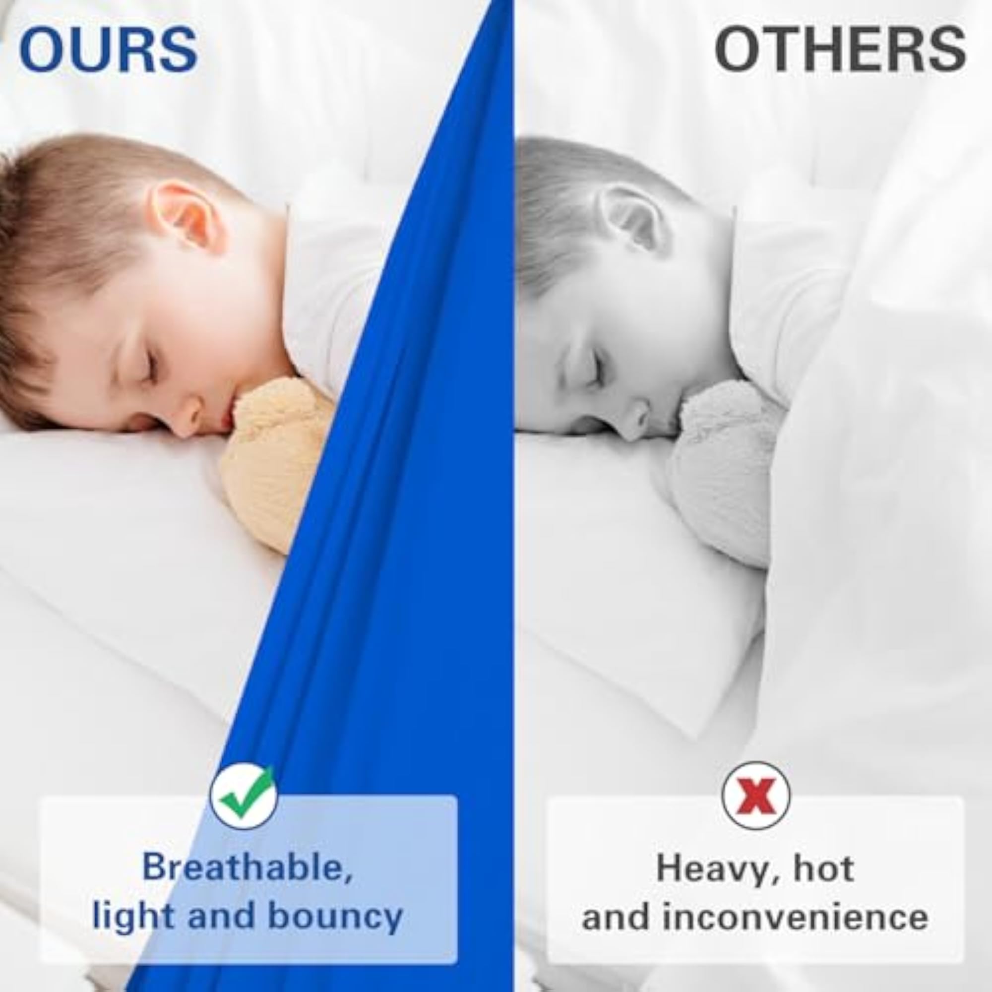 Sensory Compression Sheet for Kids, Breathable Bed Sheet