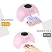 Nail Lamp for Gel Polish,36W 15 LED Professional Nail Dryer UV LED Nail Lamp with 3 Timer Setting,Professional Nail Art Tools With Automatic Sensor, LCD Display, Memory and Pause Timer Function