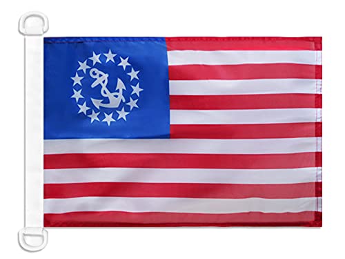 AZ FLAG United States Civil Ensign NAUTICAL Flag 18'' x 12'' - USA - US - American merchant flags 30 x 45 cm - Banner 12x18 in for boat — image 1