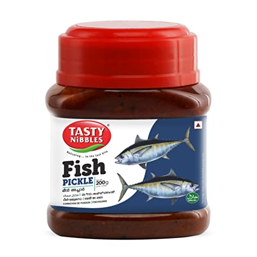 Image of Tasty Nibbles Fish Pickle 200g [Pack of 1] | Meen Achaar|Non Veg Pickle|Achaar|Hot and Spicy