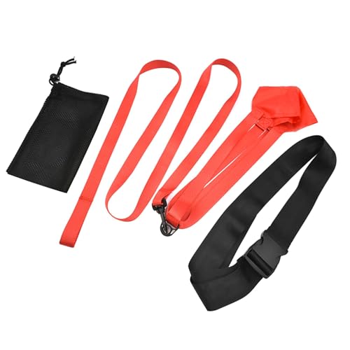 kowaku Swim Parachute Swimming Resistance Belt Training Equipment Women Men Beginners Portable Parachute Swimming Strength Training, M
