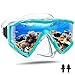 Arlierss Maschera Subacqua Adulti, Maschera Snorkeling per Uomo e Donna, Occhialini Nuoto in Vetro Temperato, Cinturino in Silicone Regolabile, Maschera Sub per Immersioni, Snorkeling, Nuoto-Verde