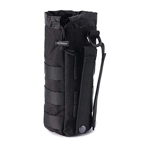 Upgraded Tactical Drawstring Molle Water Bottle Holder Tactical Pouches (Only Pouch)