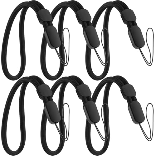 Vancle 6 Pieces Universal Mobile Phone Lanyard, Hand Wrist Strap Lanyard, Adjustable Nylon Lanyard, Compatible with Most Phone Cases, Black×6, 21 Vancle 6 Pieces Universal Mobile Phone Lanyard, Hand Wrist Strap Lanyard, Adjustable Nylon Lanyard, Compatible with Most Phone Cases, Black×6, 21