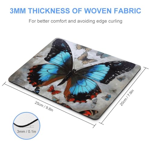 Tapis de souris de jeu carré ultra fin et confortable surface lisse