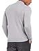 KINGBEGA Mens Pullover Tops T Shirts Lightweight Soft Spring Fall Autumn Winter Turtleneck Sweater Gray