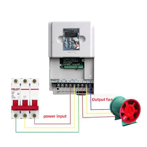 Onduleur monophasé triphasé 2.2kw robuste pour contrôle moteur industriel