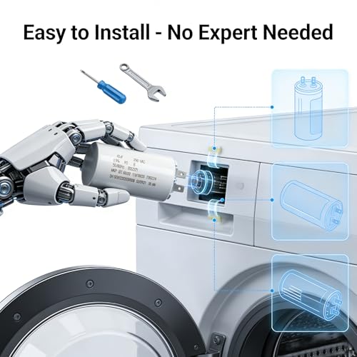 Condensateur WH12X10462 GE pour lave-linge et sèche-linge compatible 2025708