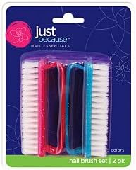 9323 Just Because, 2 Pack, Nail Brush