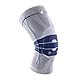 BAUERFEIND Kniebandage GenuTrain Unisex zur Entlastung Stabilisierung und Aktivierung nach Verletzung Operation oder bei chronischen wie Gonarthrose (Gelenkverschleiß) oder Arthritis Titan Größe: 7