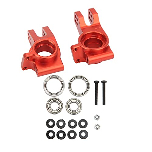 Support de moyeu arrière RC en alliage d'aluminium rouge