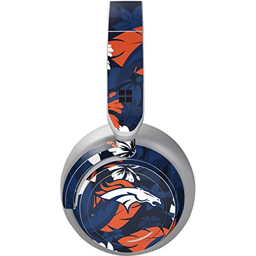 Skinit Decal Audio Skin Compatible with Surface Headphones - Officially Licensed NFL Denver Broncos Tropical Print Design
