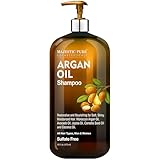 Majestic Pure Argan Oil Shampoo - Vitamin Enriched Gentle Hair Restoration Formula for Daily Use, Sulfate Free, for All Hair Types, Men and Women - 16 fl. oz.