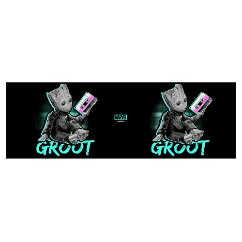 Marvel Neon Baby Groot 27 oz Stainless Steel Insulated Travel Mug, 27 Ounce, Multicolored - image 4