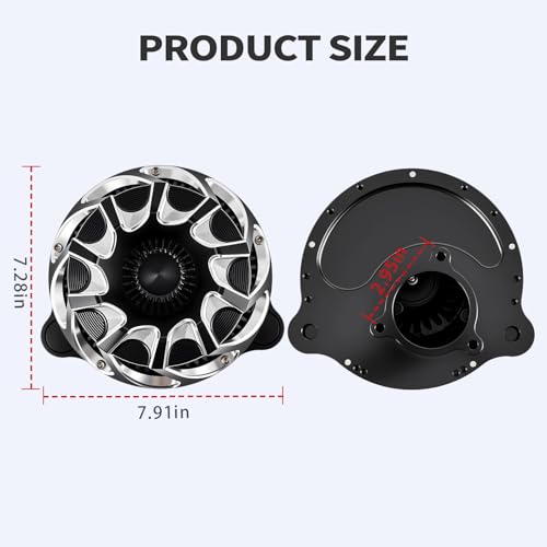 TIKGETUP 2Pc M8 Air Cleaner Kit