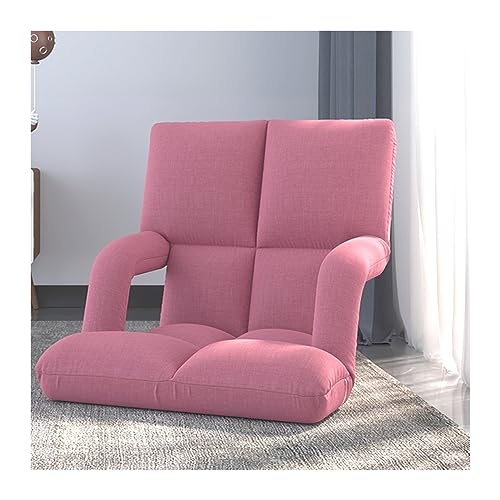 Canapé pliable de sol rouge et fauteuil de lecture inclinable multi-position
