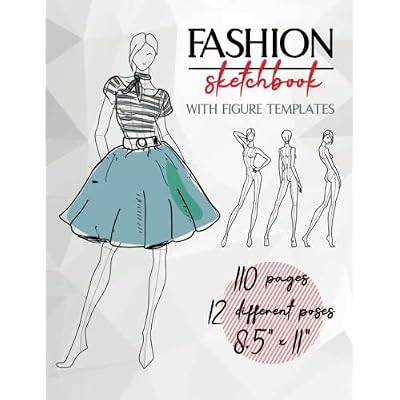Fashion Sketchbook With Figure Templates