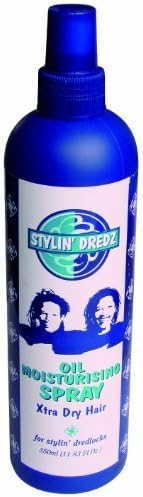 Stylin' Dredz Extra Dry Hair Oil Moisturising Spray with Conditioners 350 ml Single by Stylin Dredz