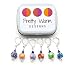 Multi Color Flower Bead Crochet Stitch Markers
