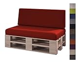 Unsere Palettenauflagen sind pflegeleicht, schmutzabweisend, fleckengeschütz und leicht abwaschbar. Darüber hinaus können die Bezüge leicht abgezogen und bei 30 Grad in der Waschmaschine gewaschen werden. Sie eignen sich somit sehr gut für den täglichen und dauerhaften Gebrauch.