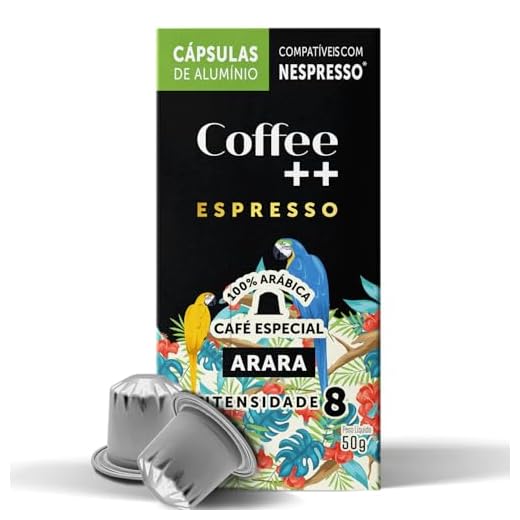 Coffee Mais │Café Super Especial ARARA em Cápsulas│Compatíveis com a máquina Nespresso|100% Arábica │ Torra Média │Caixa com 10 unidades