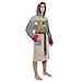 Star Wars Boba Fett Hooded Bathrobe for Men | Soft Plush Spa Robe for Adults | Lightweight Fleece Shower Robe With Belted Tie | One Size Fits Most Adults