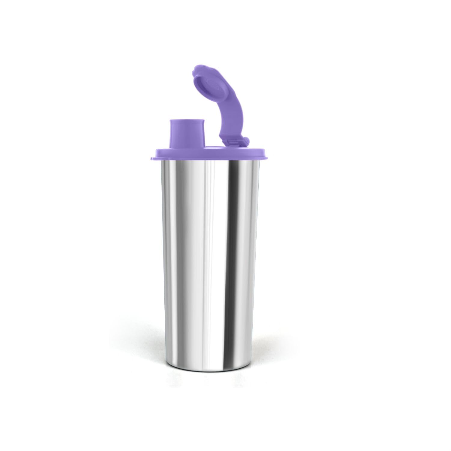 SIGNORA WARE Stylish Stainless Steel Sipper | Modern Look | Freezer Safe | Lightweight And Portable | Gym Or Sports Events | Outdoor Activities | Perfect For Schools & Offices ( 500Ml |Violet )