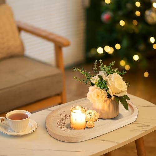 Tablett mit Gravur Besondere Menschen - Holz Deko Tablett Mutmacher Geschenke, Motivationsgeschenke, Muttertagsgeschenk, Geburtstagsgeschenke für Frauen, Mama, Oma, Freundin, Kollegin, Lehrerin