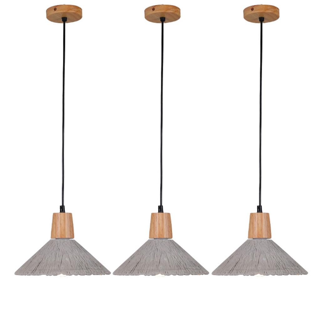 Lustre en ciment et lampe suspendue nordique en béton pour salon moderne