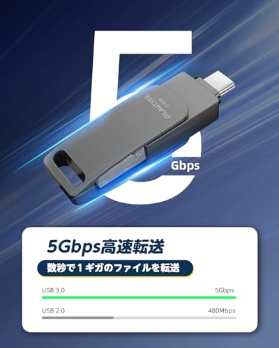 【業界初 アプリ不要登場】usbメモリ 512gb ４in1 高速 Phone usbメモリー 写真保存 大容量 タイプc データ スマホ バックアップ iOS/Type-C/USB/Micro USB フラッシュメモリ Phone/Pad/PC/Macbook/Android対応 外付けメモリ 容量不足解消 ブラック Phone 17/16/15/14/13/12/SE/Pad各種対応