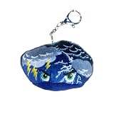 Thunderheads Thunderstorm Plush Keychain, Weather Inspired Clip-On Plush Bag Charm with Fact Card for Exploring Nature & Earth Science, Eco-Conscious STEM Gift for Families, Educators & Storm Chasers