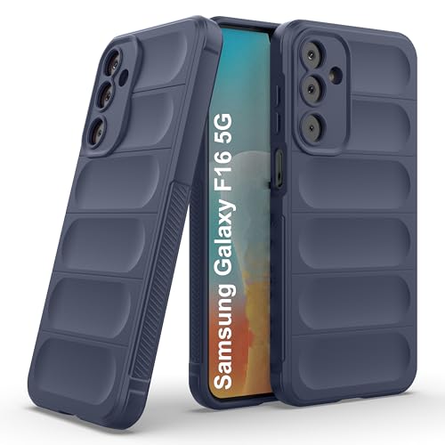 Image of Zapcase Back Case Cover for Samsung Galaxy F16 5G | Compatible for Samsung Galaxy F16 5G Back Cover | Liquid Silicon Magic Case with Camera Protection | Sapphire