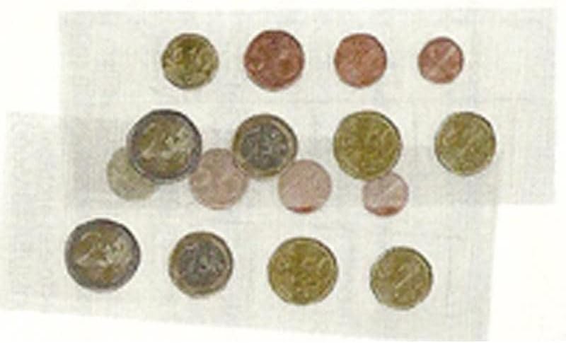 Sleeve made from crystal clear plastic material to hold one complete Euro coin set [Lindner K7ES]