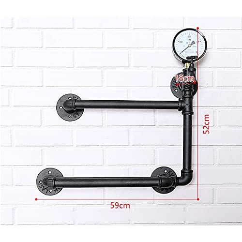Support de décoration murale de bar compact pour organiser bouteilles et verres - 5