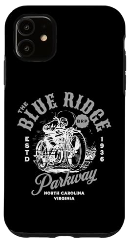Blue Ridge Parkway BRP ���B���e�[�W�o�C�N�f�U�C�� �X�}�z�P�[�X iPhone 11 �p
