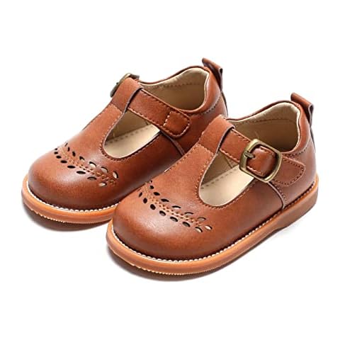 THEE BRON Girls Mary Jane Shoes Cover