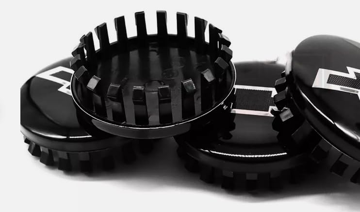 QCD Black Center Caps Set