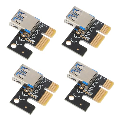 Tarjeta adaptadora USB 3.0 a PCI-E 1x a 16x de PCB negra para ordenador
