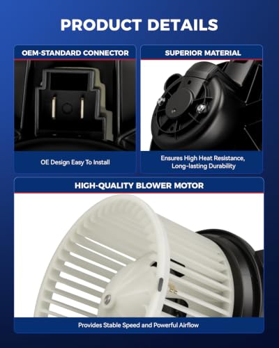 Image of KAX 700167 AC Blower Motor for Dodge Durango 2004-2009, Aspen 2007-2009