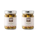 Tragano Greek Organics Pitted Greek Green Olives (8 Ounce, 2 Pack)