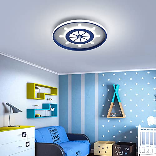 Plafonnier LED pirate tricolore pour illuminer la chambre d'enfant avec style - 2