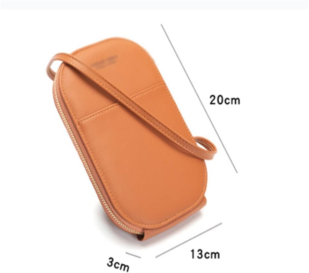 HBJWOV Leather Messenger Bag For Women Phone Wallet Small Crossbody Shoulder Purse Card Holder Pocket