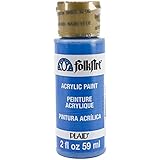 FolkArt Acrylic Paint in Assorted Colors (2 oz), 2587, Look At Me Blue