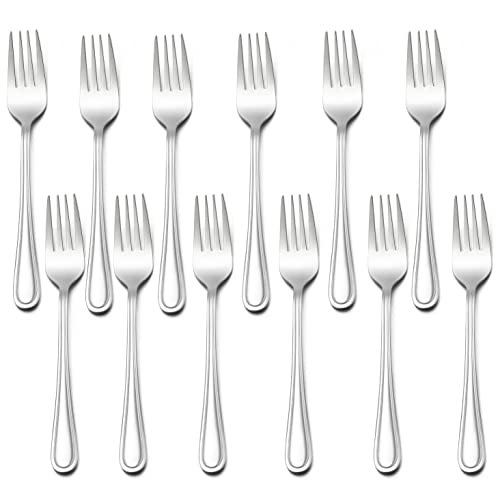 LIANYU 12-Piece Toddler Forks, Kids Silverware Forks for 2-10 Year Old