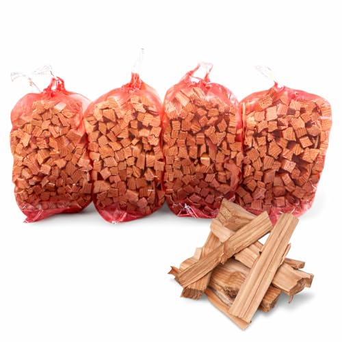 4 x Nets Premium Kiln Dried Kindling Wood 10-12kg Total for Log Burners, Fire Pits and Chimineas, Natural Fire Starter By Nicholson's Country Supplies