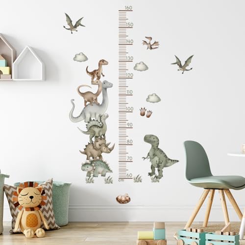 Vinilo decorativo medidor de altura animales de jungla miniatura 5